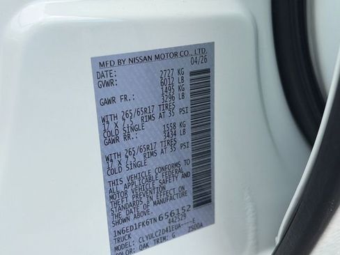 New 2026 Nissan Frontier SV AWD/4WD image 29