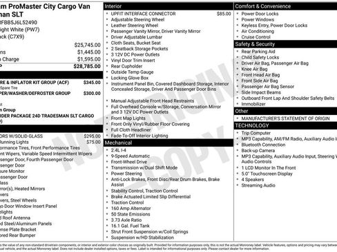 Used 2018 RAM ProMaster City Tradesman SLT FWD image 17