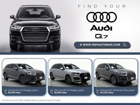 Used 2021 Audi Q7 3.0T Prestige w/ Prestige Package AWD/4WD image 18