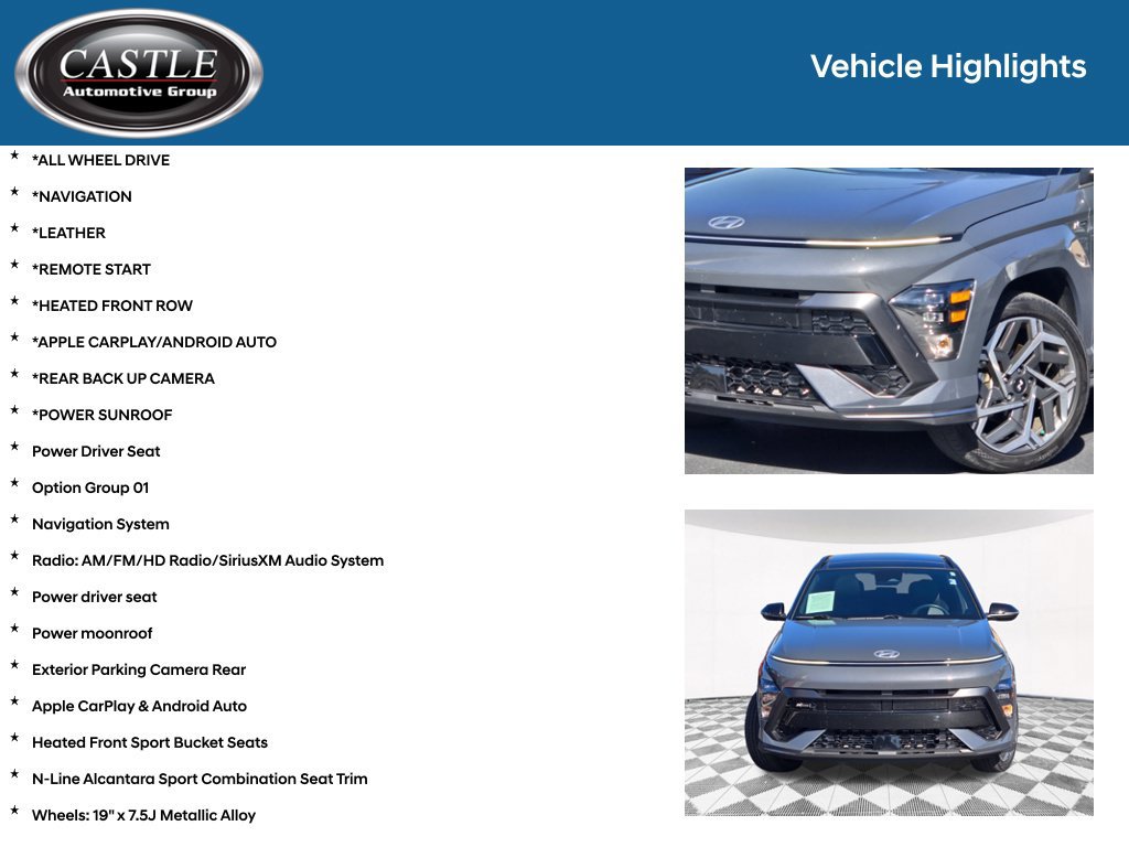 Certified 2024 Hyundai Kona N Line AWD/4WD image 3