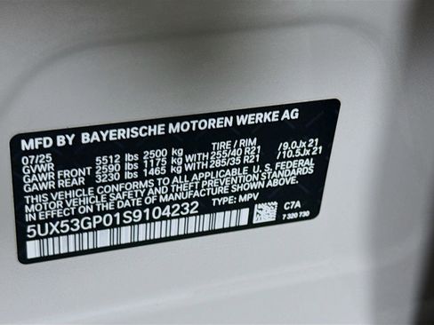 Used 2025 BMW X3 xDrive30i w/ Convenience Package image 32