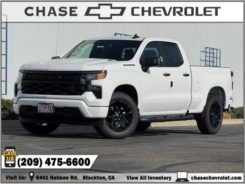 New 2026 Chevrolet Silverado 1500 Custom w/ Turbomax Blackout Package image 1