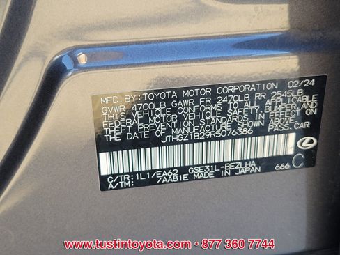 Used 2024 Lexus IS 350 F Sport image 15