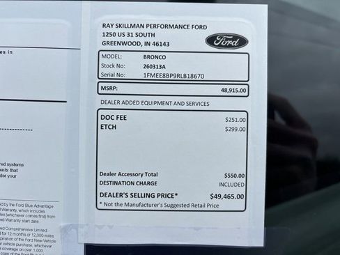 Certified 2024 Ford Bronco Outer Banks image 2