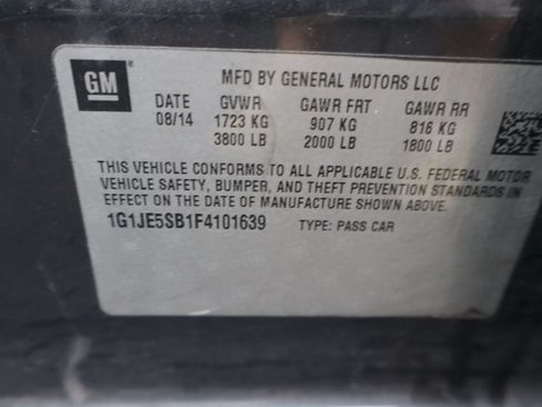 Used 2015 Chevrolet Sonic LTZ FWD image 4