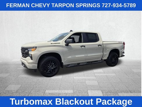 New 2026 Chevrolet Silverado 1500 Custom w/ Turbomax Blackout Package AWD/4WD image 6