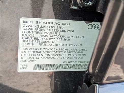 New 2025 Audi Q3 2.0T Premium Plus image 18
