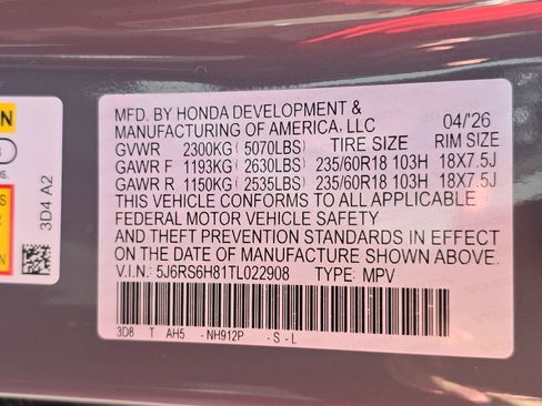 New 2026 Honda CR-V Sport-L image 36