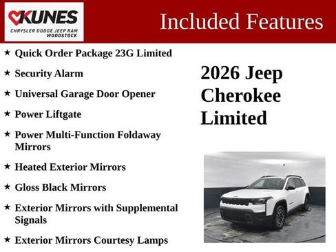 New 2026 Jeep Cherokee Limited image 3