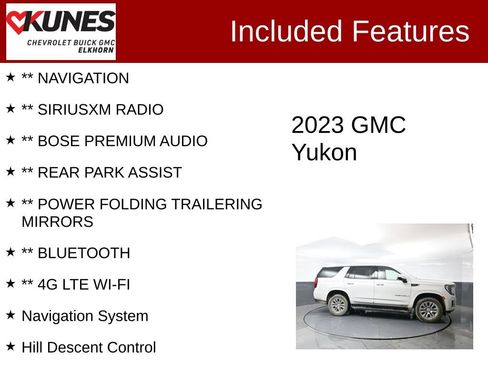 Used 2023 GMC Yukon Denali AWD/4WD image 3