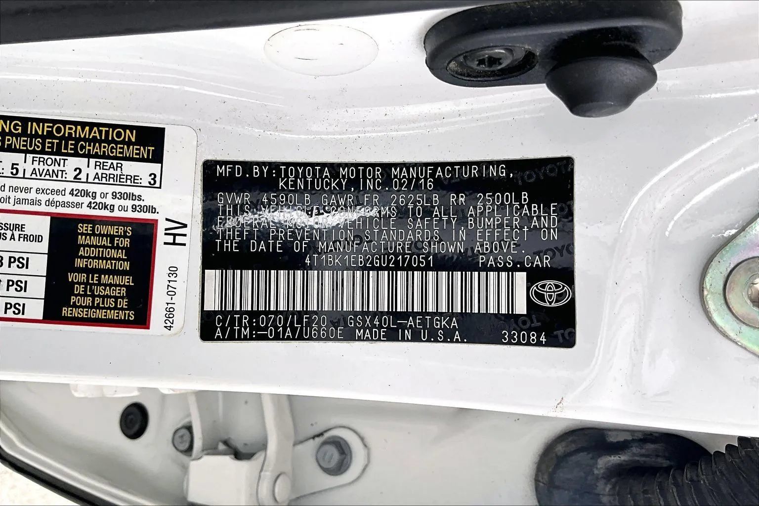 Used 2016 Toyota Avalon XLE Plus FWD image 16