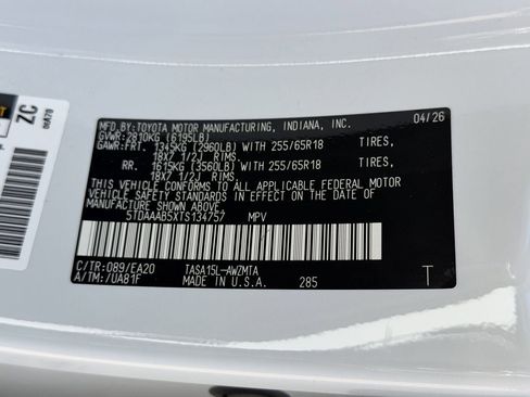New 2026 Toyota Grand Highlander AWD image 27