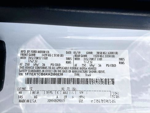 Used 2019 Ford F150 XL w/ Equipment Group 101A Mid image 17