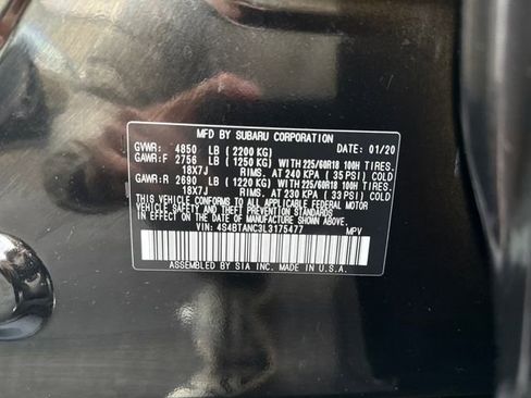 Used 2020 Subaru Outback Limited w/ Popular Package #2 image 19