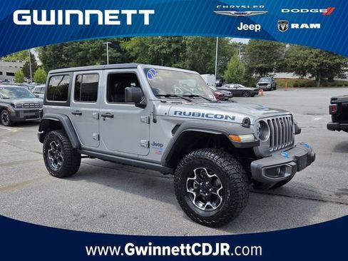 Used 2021 Jeep Wrangler Unlimited Rubicon 4xe w/ Cold Weather Group AWD/4WD image 1