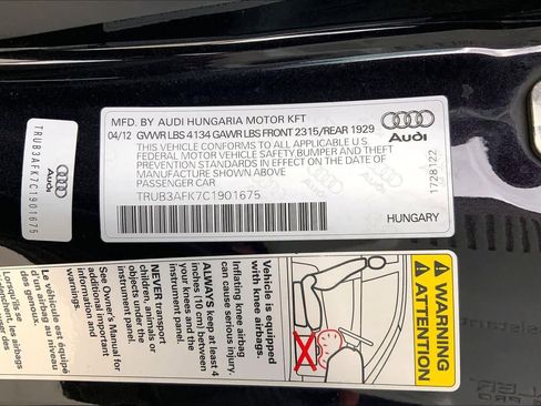 Used 2012 Audi TT RS image 28