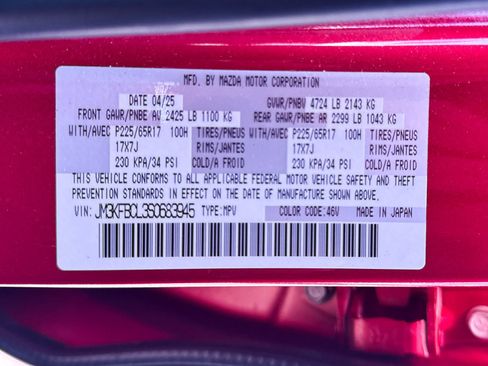 Certified 2025 MAZDA CX-5 AWD 2.5 S w/ Preferred Package image 38