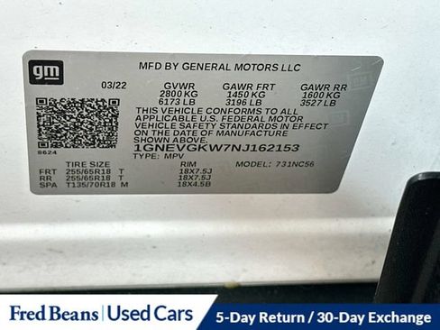 Used 2022 Chevrolet Traverse LT AWD/4WD image 38