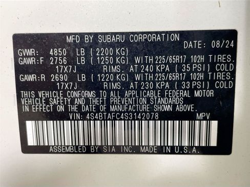 Used 2025 Subaru Outback Premium AWD/4WD image 24
