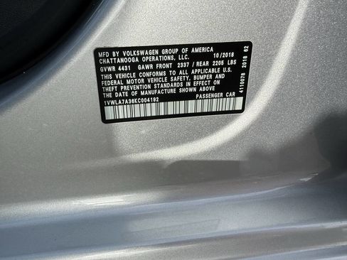 Used 2019 Volkswagen Passat 2.0T Wolfsburg image 28