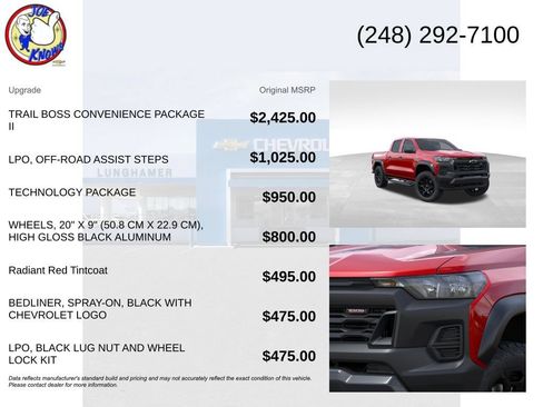 New 2026 Chevrolet Colorado Trail Boss AWD/4WD image 5