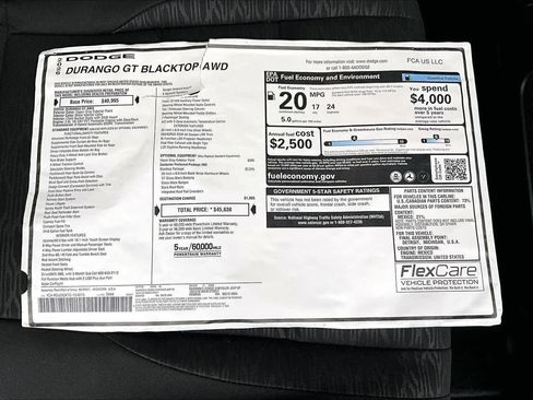 New 2026 Dodge Durango GT w/ Blacktop Package image 23