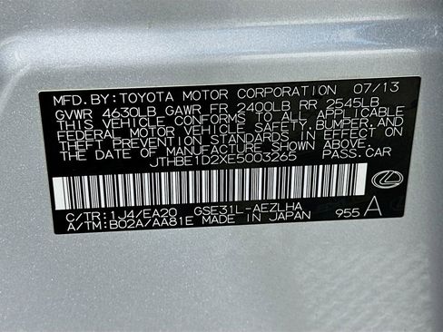 Used 2014 Lexus IS 350 w/ Navigation Package RWD image 33