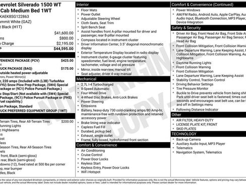 Used 2025 Chevrolet Silverado 1500 W/T w/ WT Convenience Package AWD/4WD image 6
