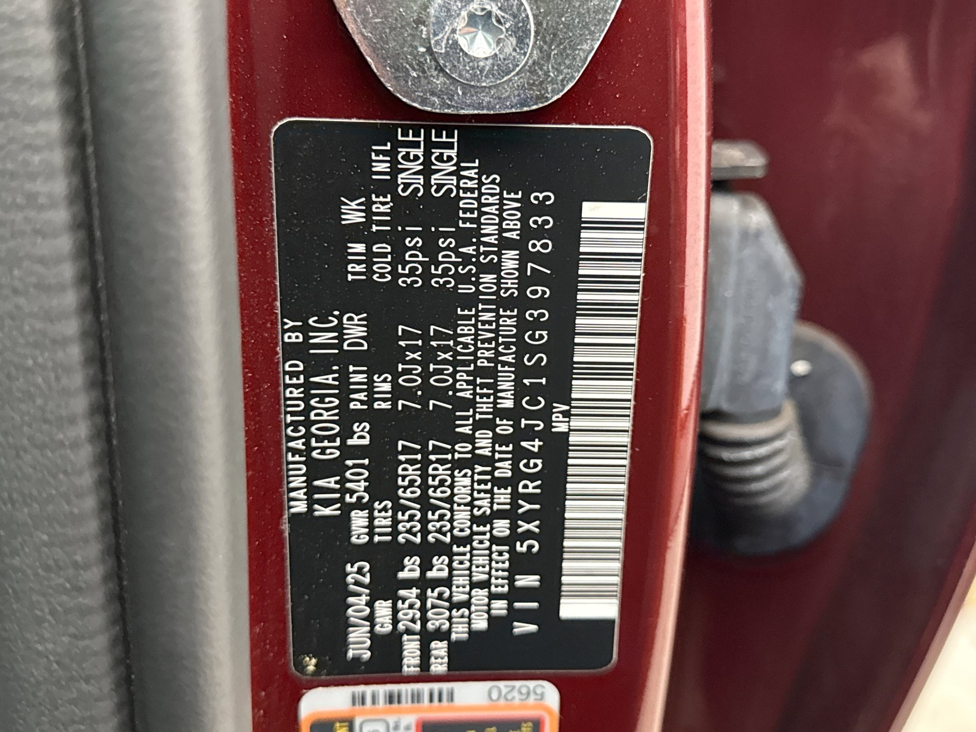 Used 2025 Kia Sorento LX FWD image 25