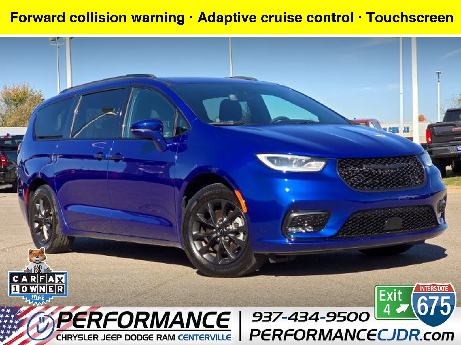 Certified 2021 Chrysler Pacifica Touring w/ S Appearance Package FWD image 1