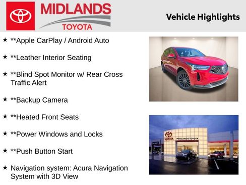 Used 2023 Acura RDX AWD w/ A-Spec & Advance Pkg image 2