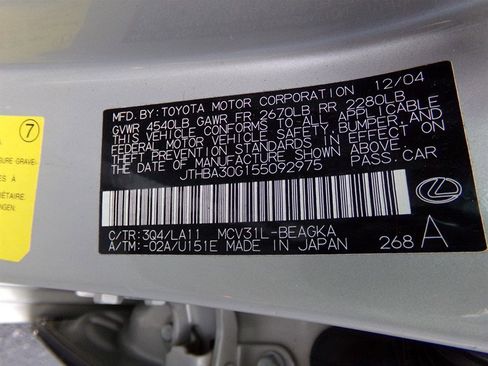 Used 2005 Lexus ES 330 image 85