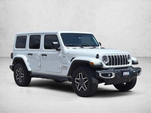 Used 2024 Jeep Wrangler Unlimited Sahara w/ Technology Group AWD/4WD image 3