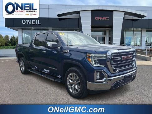Certified 2021 GMC Sierra 1500 SLT w/ SLT Premium Plus Package AWD/4WD image 1