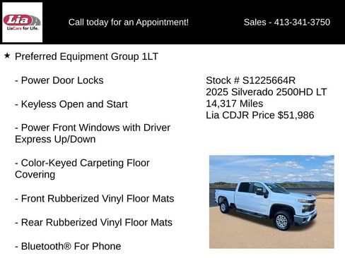 Used 2025 Chevrolet Silverado 2500 LT w/ Convenience Package AWD/4WD image 11