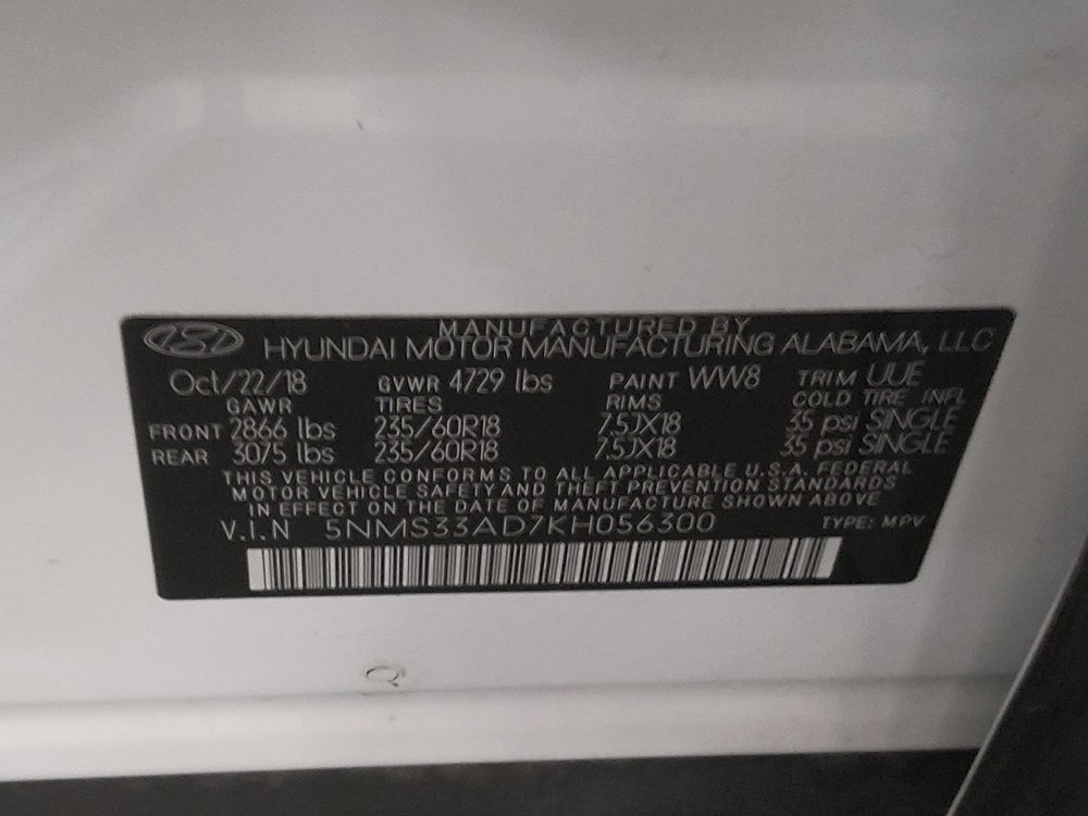Used 2019 Hyundai Santa Fe SEL FWD image 33