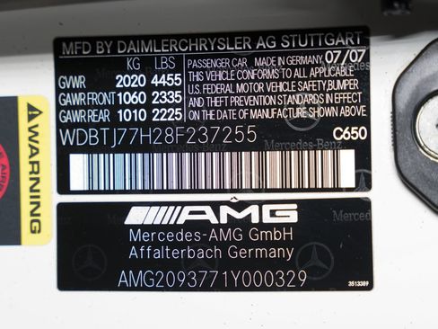 Used 2008 Mercedes-Benz CLK 63 AMG Black Series image 49