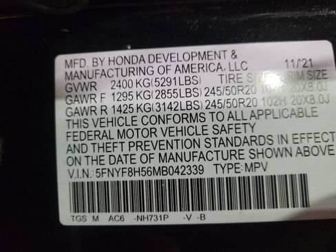 Used 2021 Honda Passport EX-L image 33