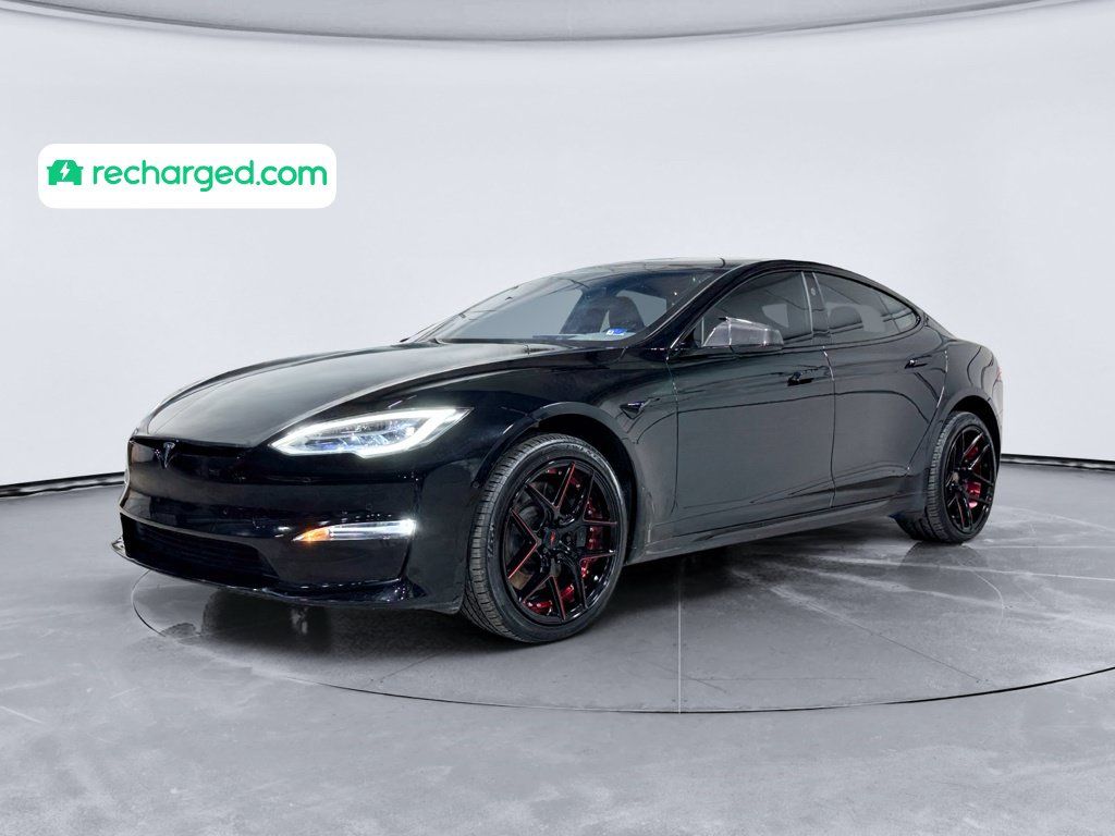 Used 2021 Tesla Model S Plaid AWD/4WD image 1