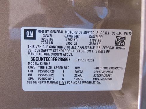 Used 2015 Chevrolet Silverado 1500 High Country image 21