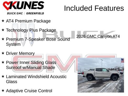 New 2026 GMC Canyon AT4 w/ Technology Plus Package image 3