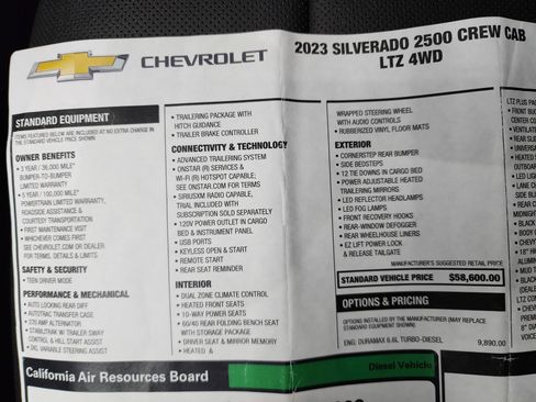 Used 2023 Chevrolet Silverado 2500 LTZ w/ LTZ Plus Package image 52