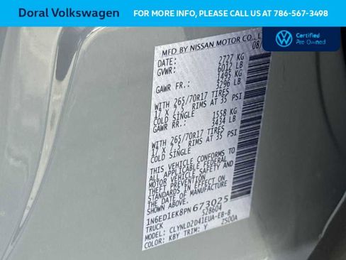 Used 2023 Nissan Frontier PRO-4X w/ Pro-4X Premium Package image 29