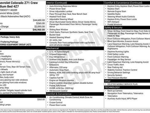 New 2026 Chevrolet Colorado Z71 image 9
