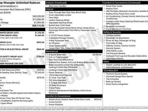 Used 2021 Jeep Wrangler Unlimited Rubicon w/ Steel Bumper Group image 3