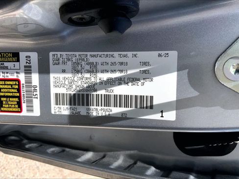 Used 2025 Toyota Tundra SR5 w/ SX Package RWD image 34