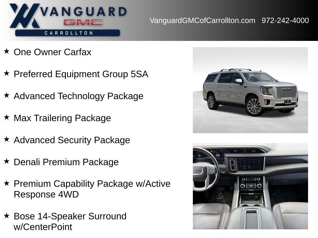 Used 2022 GMC Yukon XL Denali w/ Denali Premium Package AWD/4WD image 6