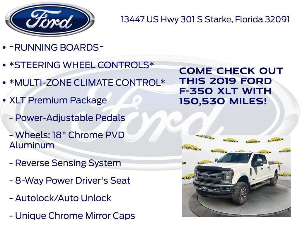 Used 2019 Ford F350 XLT w/ XLT Premium Package AWD/4WD image 15