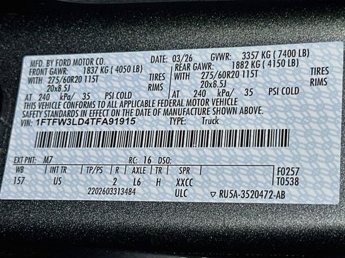 New 2026 Ford F150 XLT w/ Equipment Group 302A MID AWD/4WD image 21