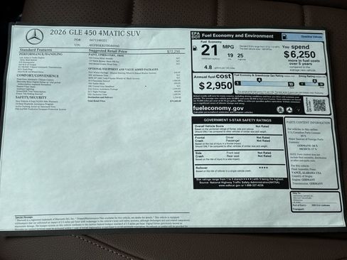 New 2026 Mercedes-Benz GLE 450 4MATIC image 34